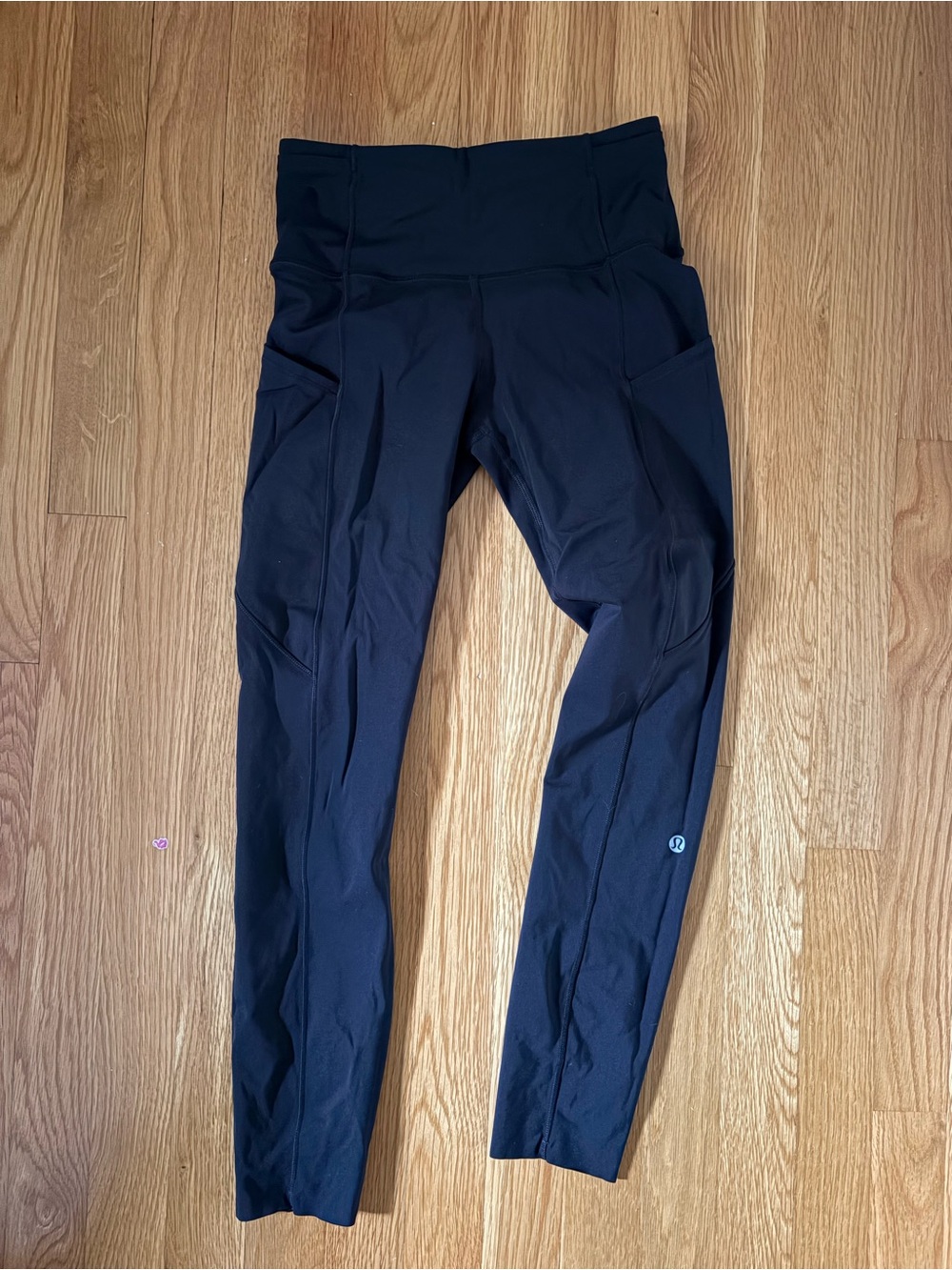lululemon athletica Black High-Rise Leggings with Side Pockets